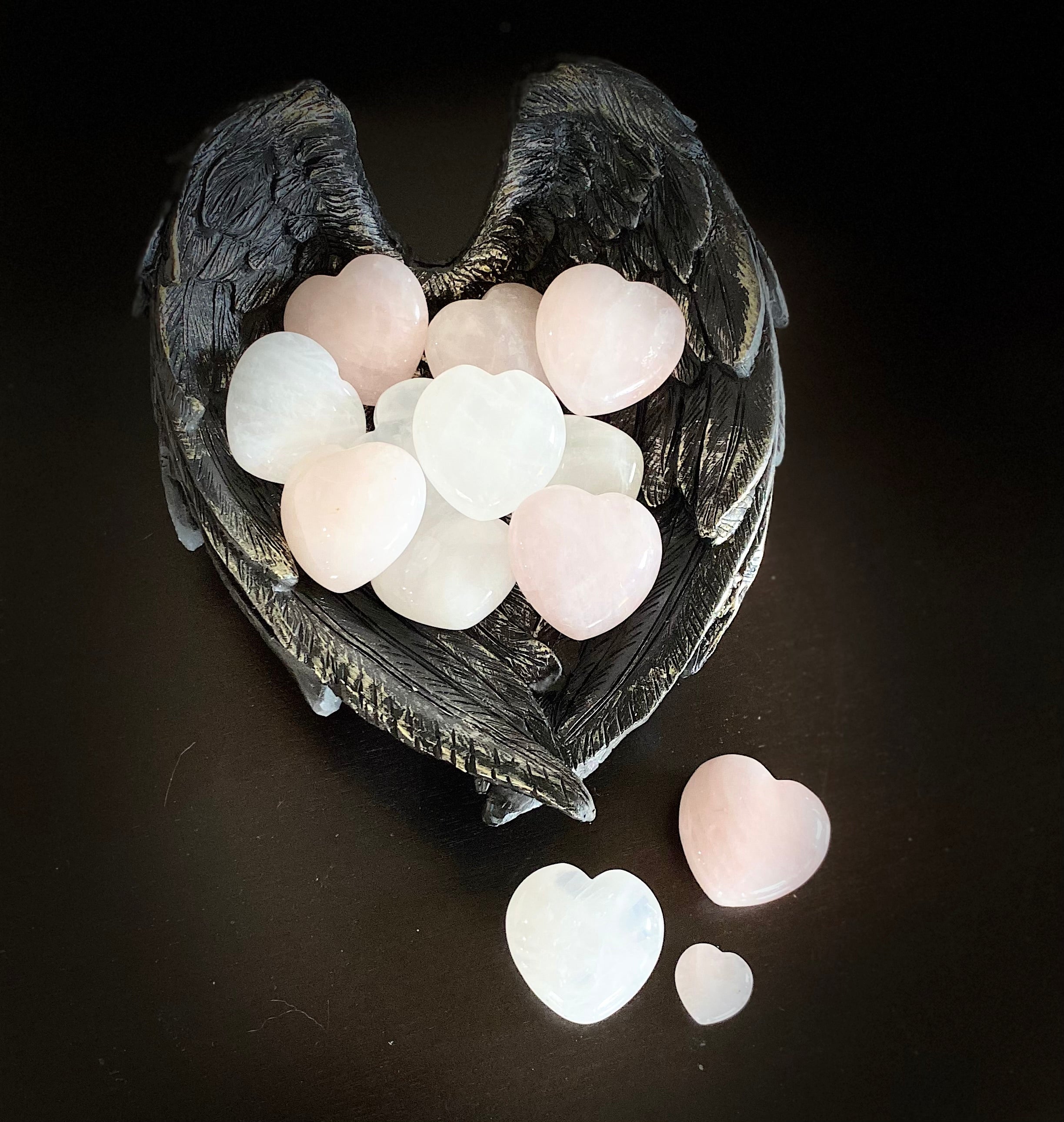 Quartz Healing Hearts