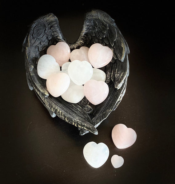 Quartz Healing Hearts