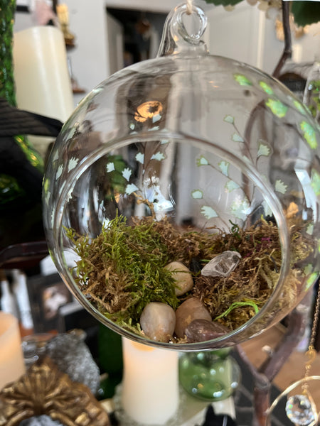 Fern Leaves Round Ornament