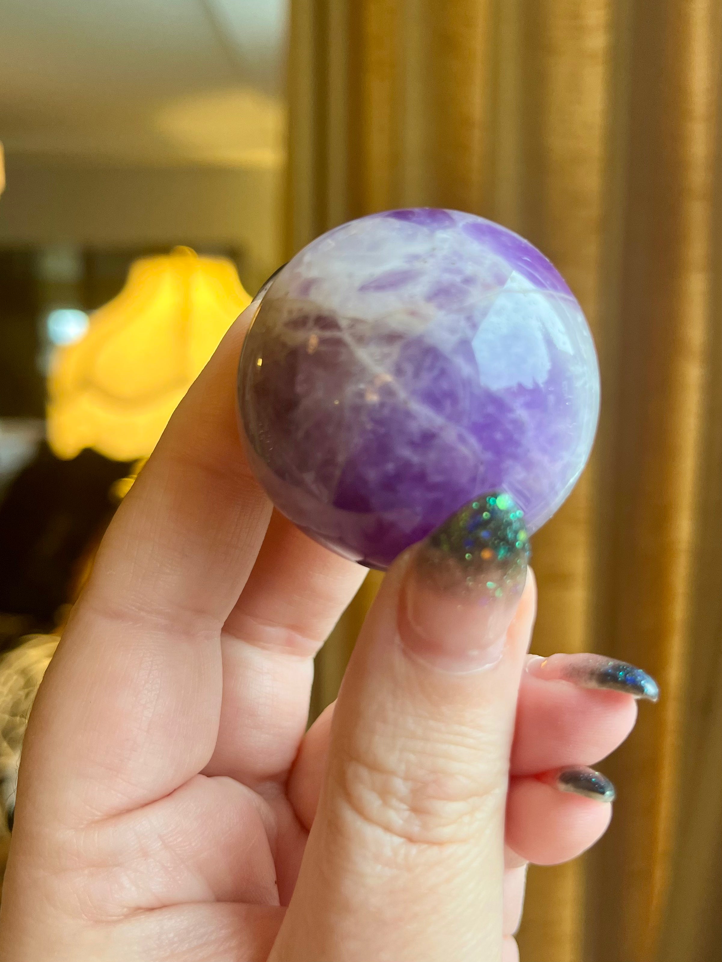Amethyst Orb & Sphere – Intuition & Spiritual Protection Healing Crystal