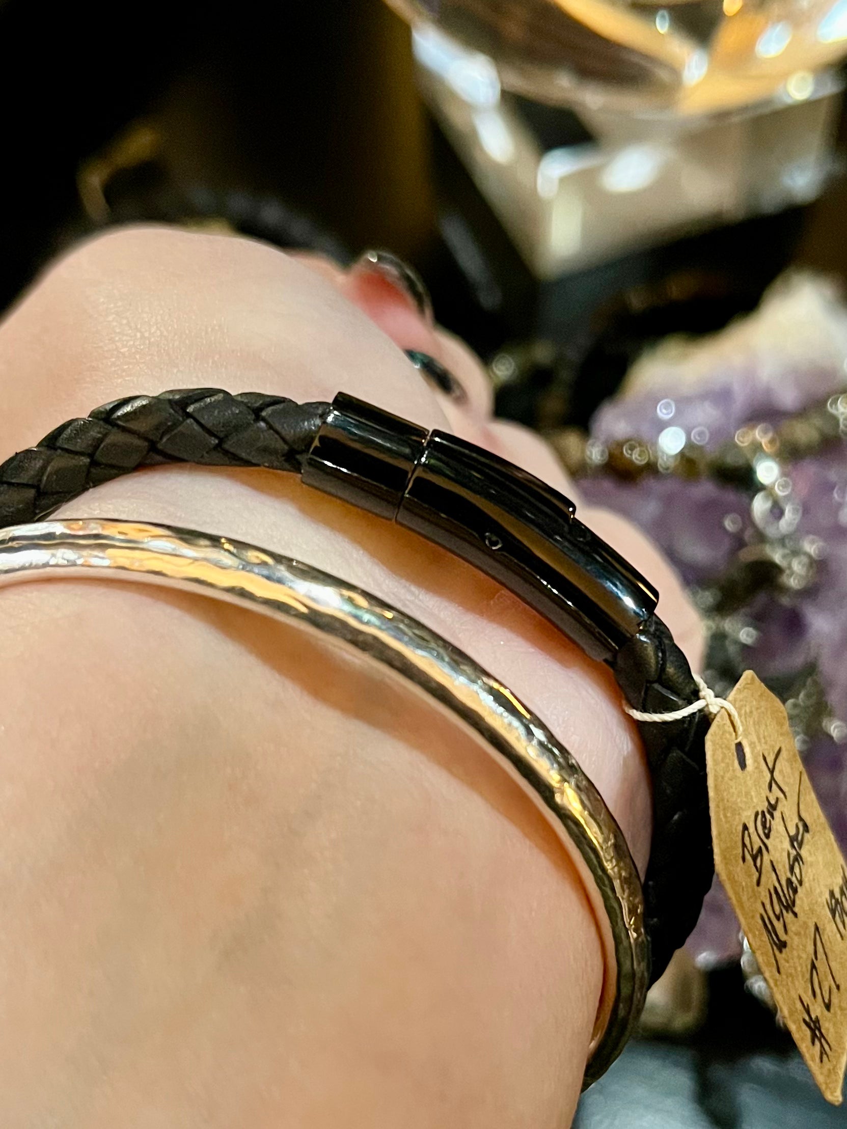 Leather Bracelet by Brent McMaster