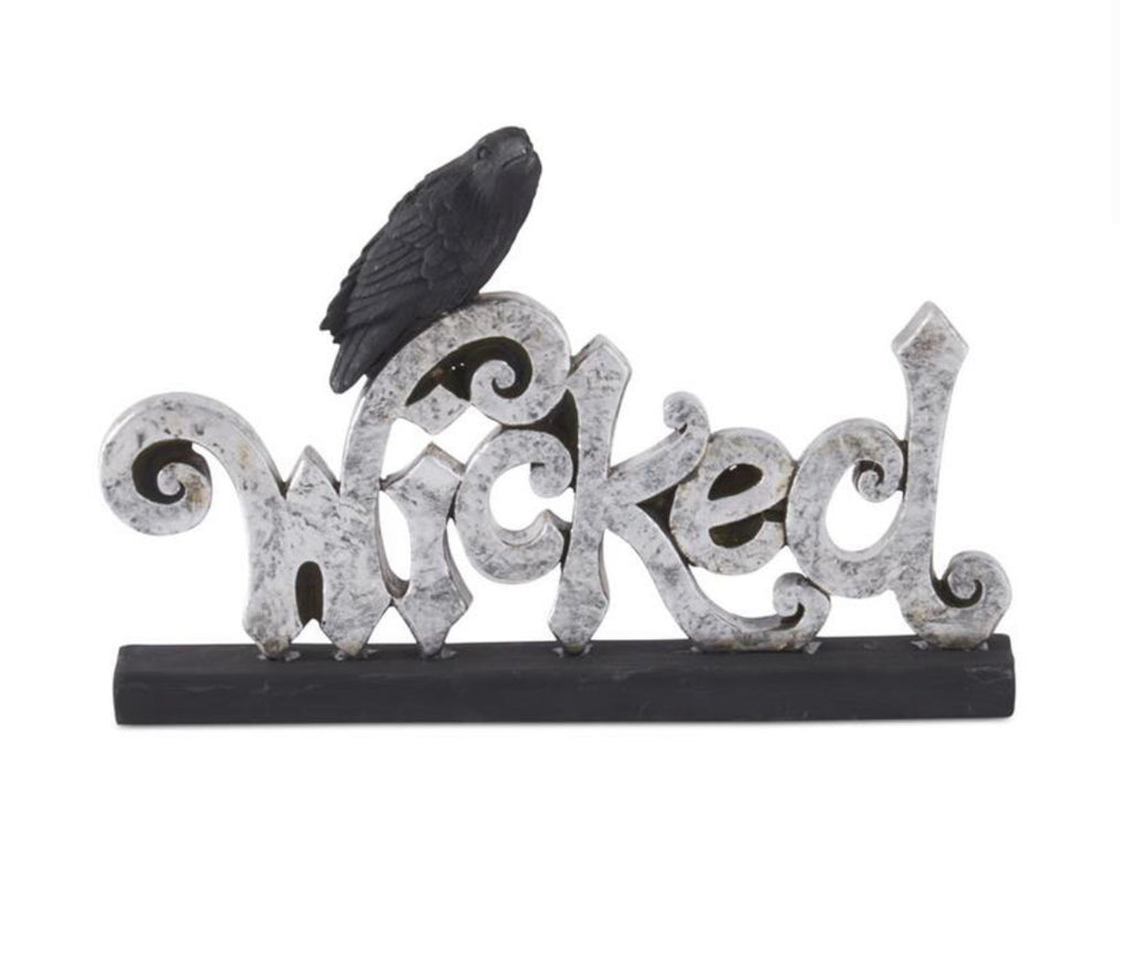 Black & Silver Halloween Signage
