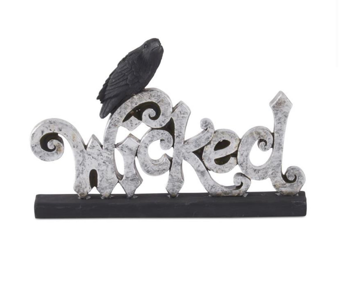 Black & Silver Halloween Signage