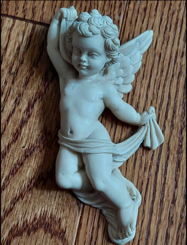 Vintage Handmade Pair of Cherubs
