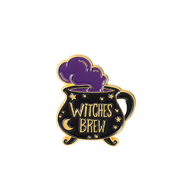 Enamel Witch Pin