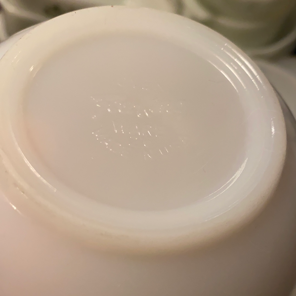 FireKing Milk Glass Cereal Bowl 5”