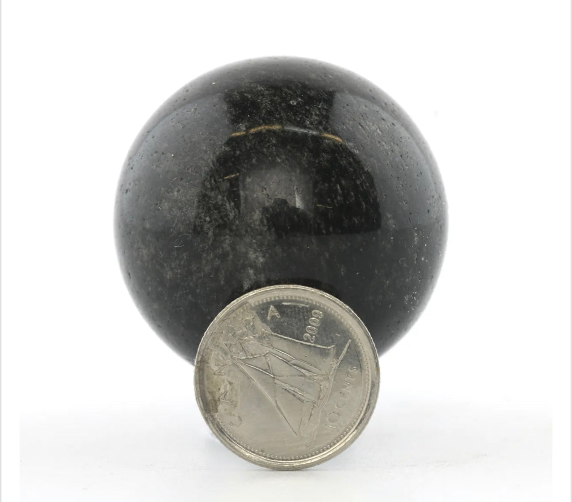 Black Obsidian Orb & Sphere – Protection & Truth Healing Crystal