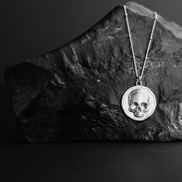 P + G Double Sided Coin Necklace