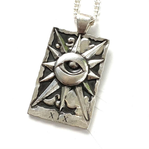 Sun Tarot Necklace 18"