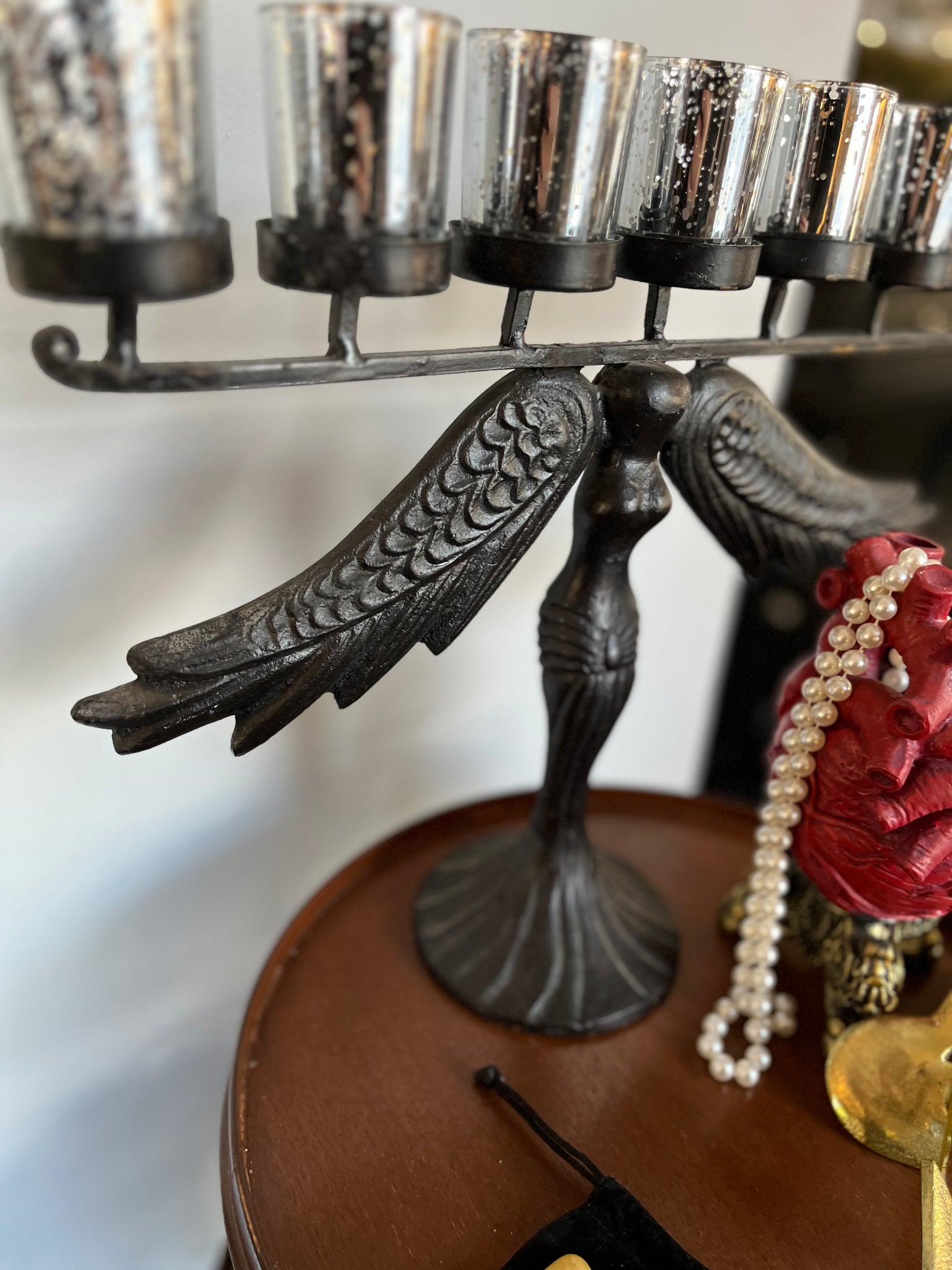 Iron Angel Candelabra