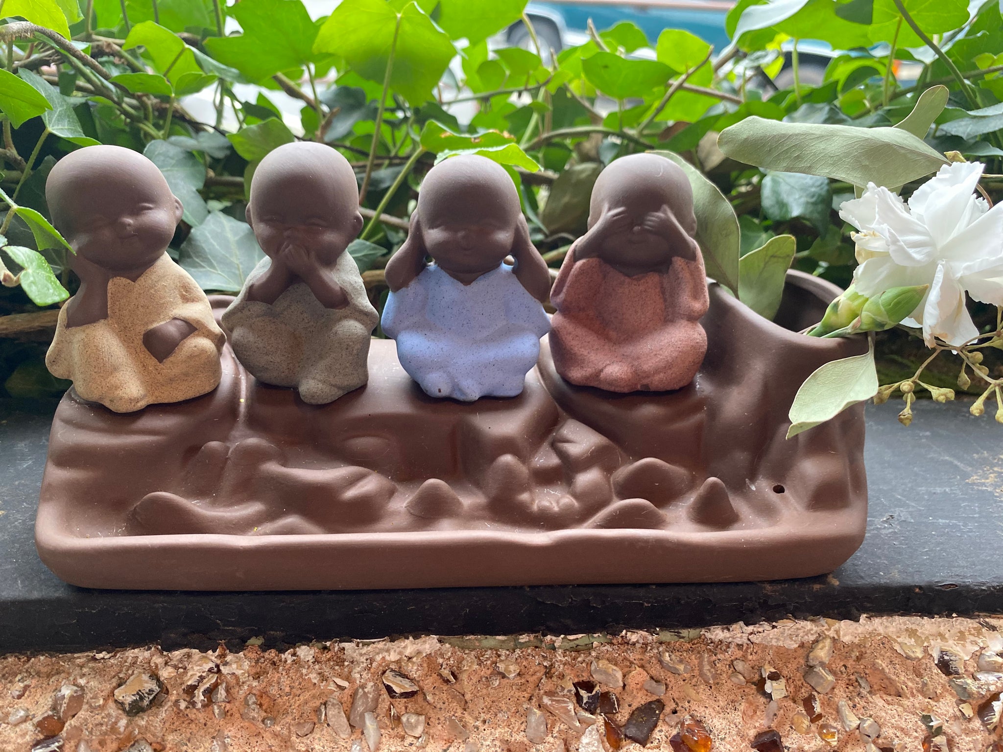 Baby Buddha Back-Flow Incense Burner