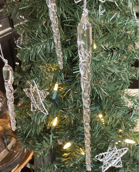 Vintage Glass Icicles
