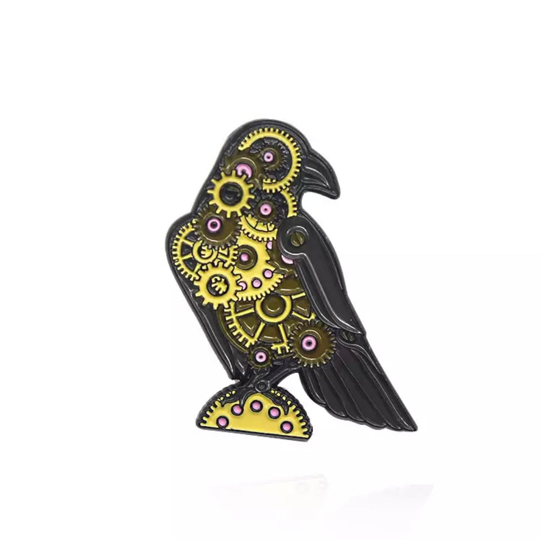 Enamel Crow/ Raven Pin