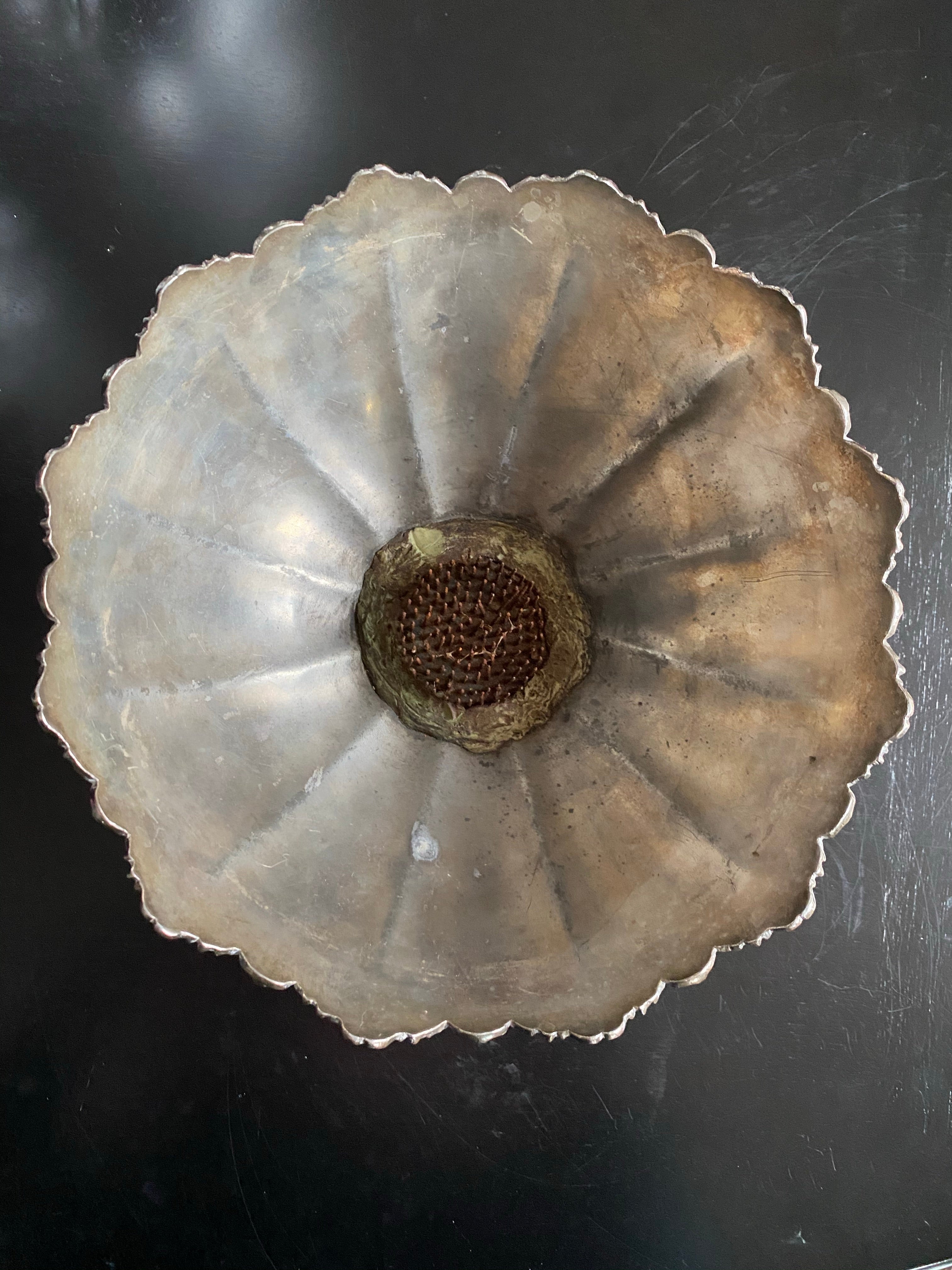Vintage Silver Footed Flower Bowl EPBN 910