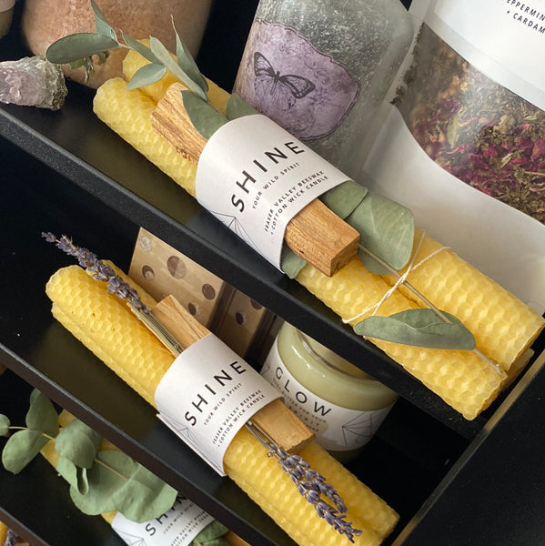 SHINE Beeswax Candles