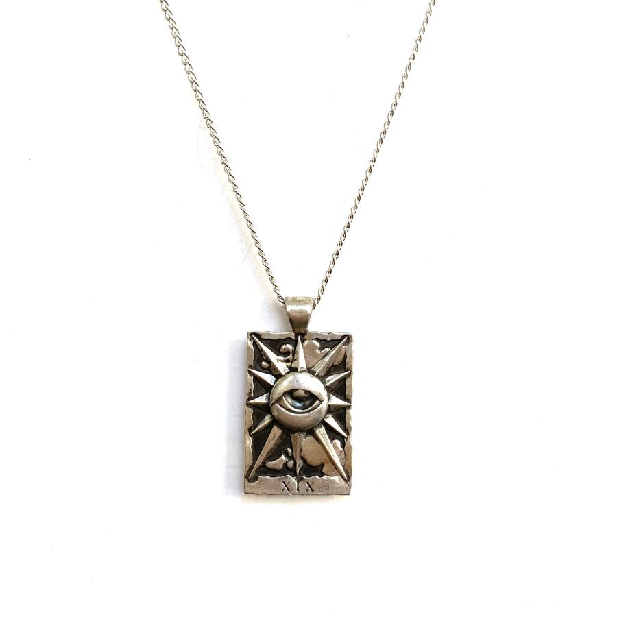 Sun Tarot Necklace 18"