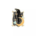 Enamel Crow/ Raven Pin