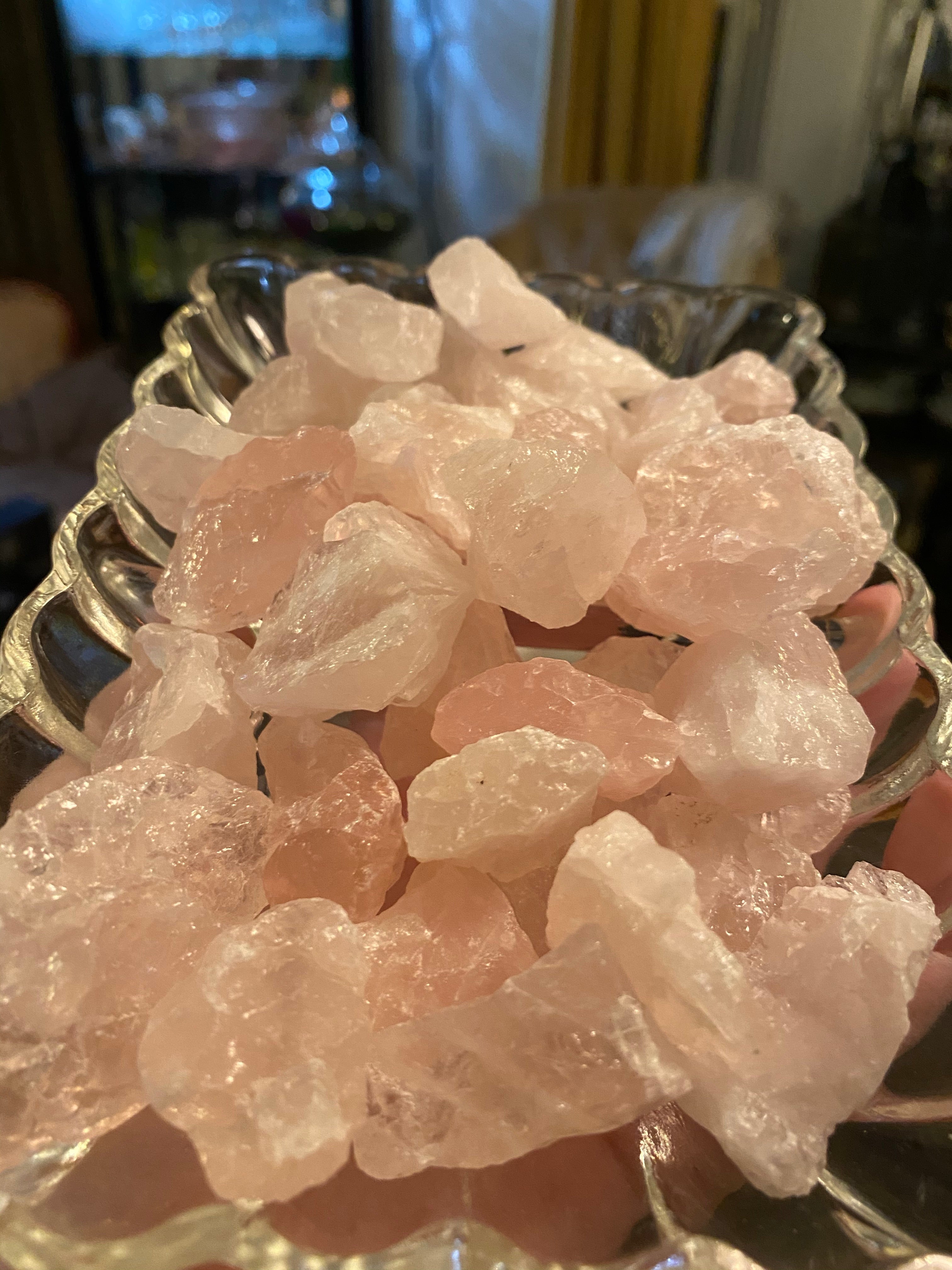 Rose Quartz Rough Stone – Love & Self-Compassion Healing Crystal (A Grade)