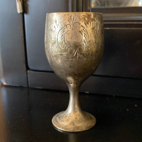 Vintage Silver Plated Mini Chalice