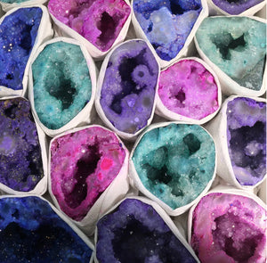 Dyed Quartz Agate Geode