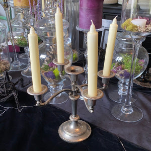 Vintage Candelabra Silver Plated 5 Holder