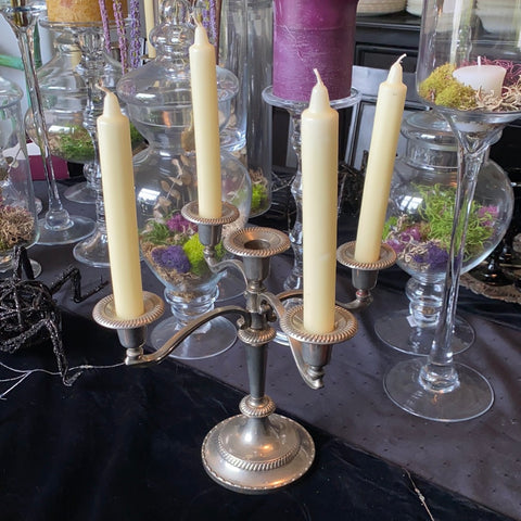 Vintage Candelabra Silver Plated 5 Holder