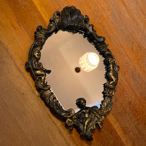 Vintage Mirror w/ Cherubs