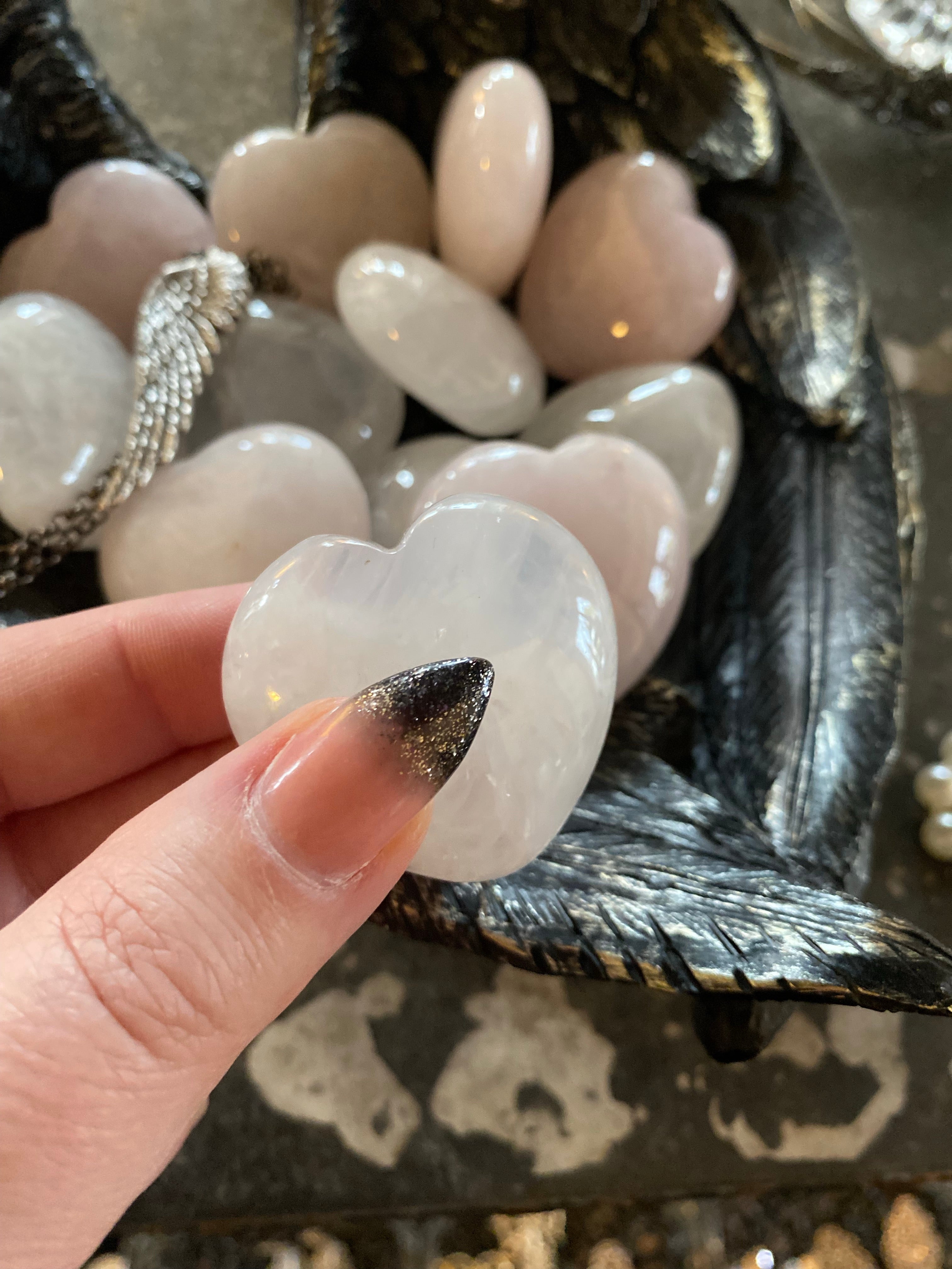 Quartz Healing Hearts