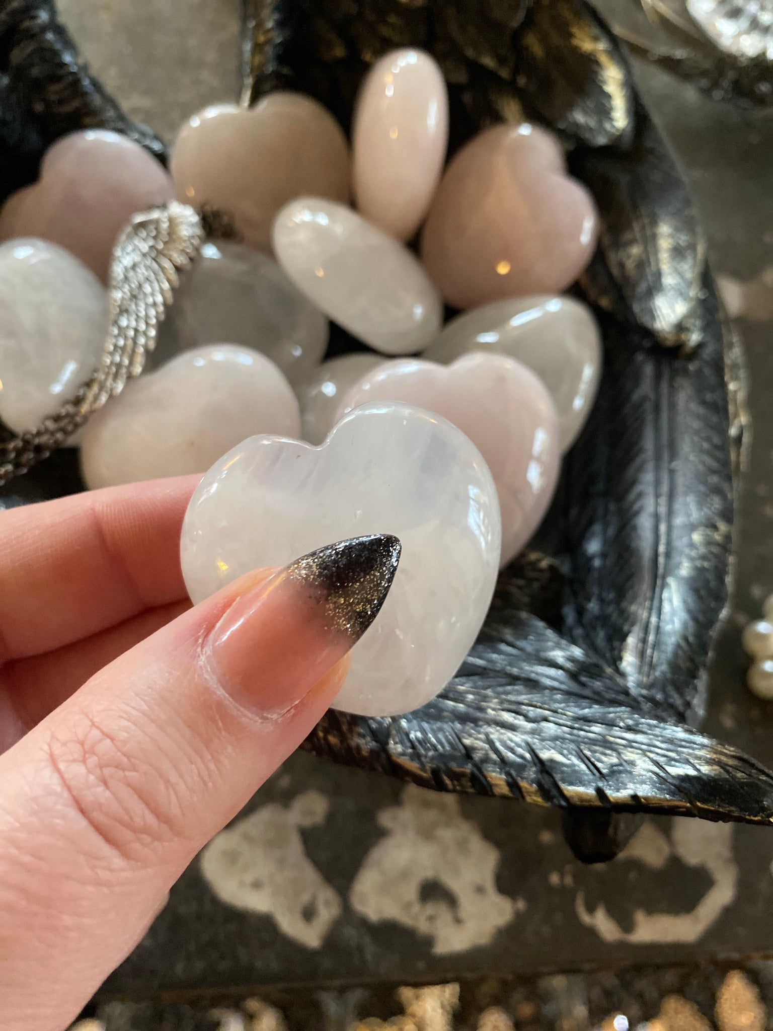 Quartz Healing Hearts